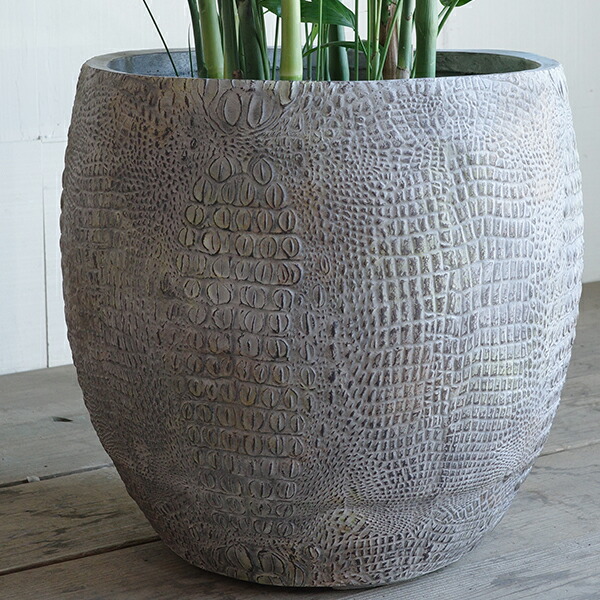 楽天市場】デザイナーズ 高級鉢カバー ファイバーセメント 立体模様