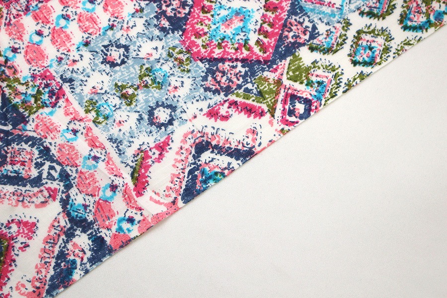 楽天市場】【10cm単位価格】 インド綿 パッチワーク柄 ピンク系