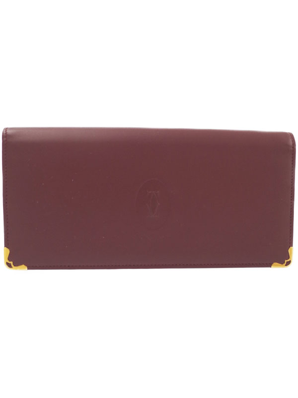 CARTIER】カルティエ『マスト ドゥ カルティエ 二つ折り長財布