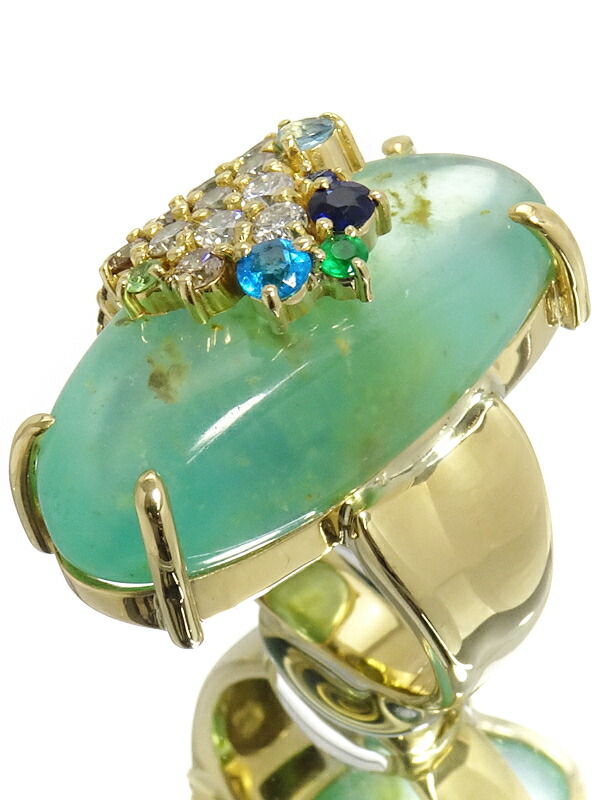 福原佐智】【Sachi】【ソーティング】フクハラサチ『K18YG オパール