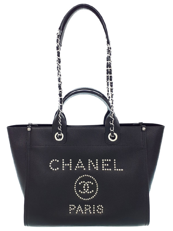 CHANEL】シャネル『ドーヴィル 2WAYチェーントートバッグ』A57069