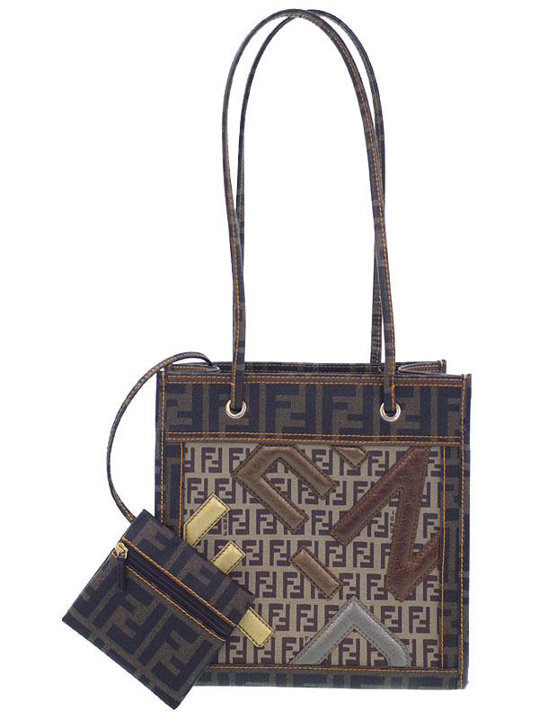 FENDI】フェンディ『ズッカ柄×ズッキーノ柄 トートバッグ』8BH189