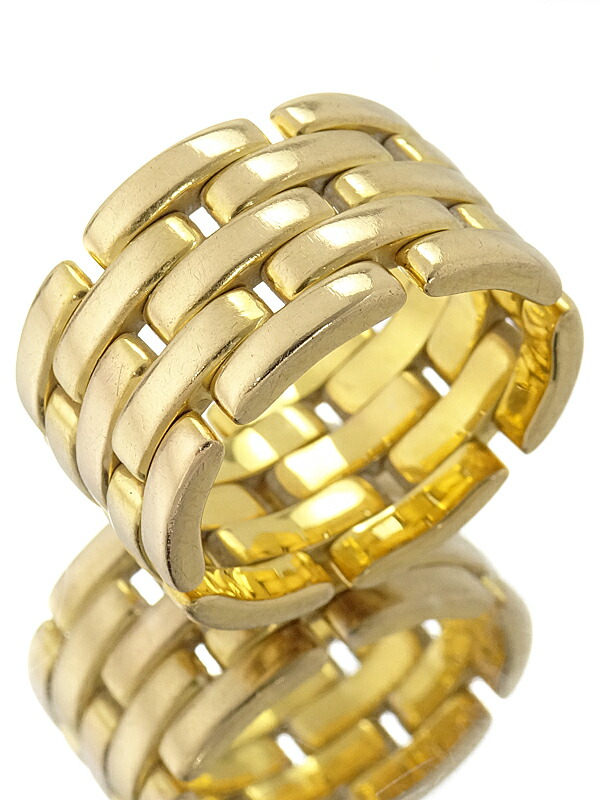 Cartier】カルティエ『K18YG マイヨンパンテール リング 5連』11.5号 1