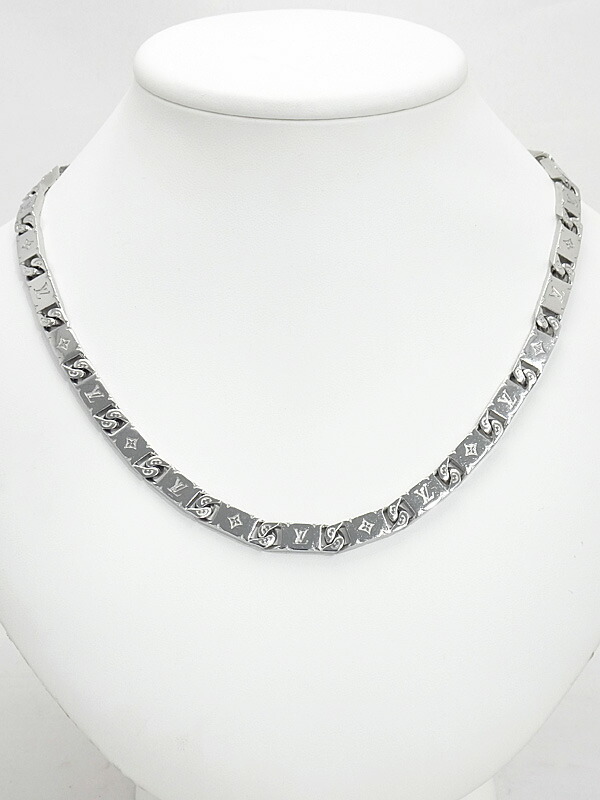 Louis Vuitton】ルイヴィトン『ネックレス・モノグラム タイドアップ