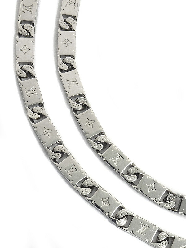 Louis Vuitton】ルイヴィトン『ネックレス・モノグラム タイドアップ