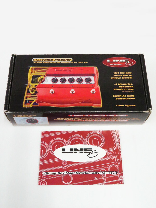 LINE6】【単2×4本】ライン6『アンプシミュレーター』AM4 Amp Modeler
