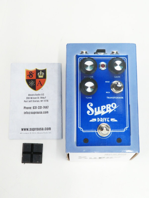 Supro】スプロ『オーバードライブ』DRIVE コンパクトエフェクター 1