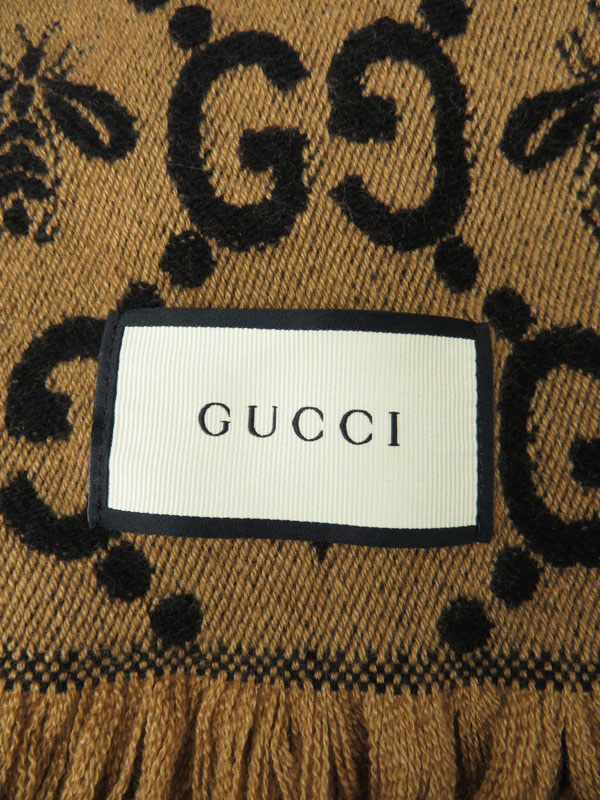 GUCCI】【イタリア製】グッチ『GGパターン スローブブランケット