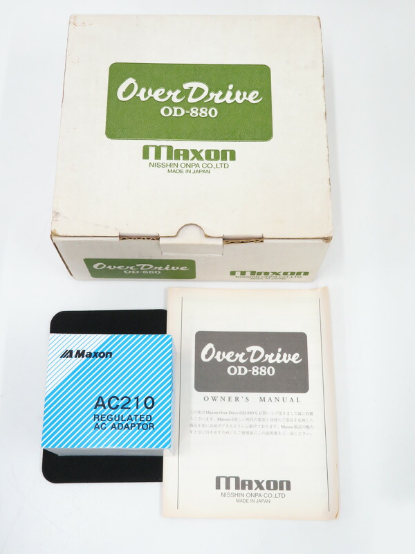 Maxon】マクソン『オーバードライブ』OD-880 エフェクター 1週間保証