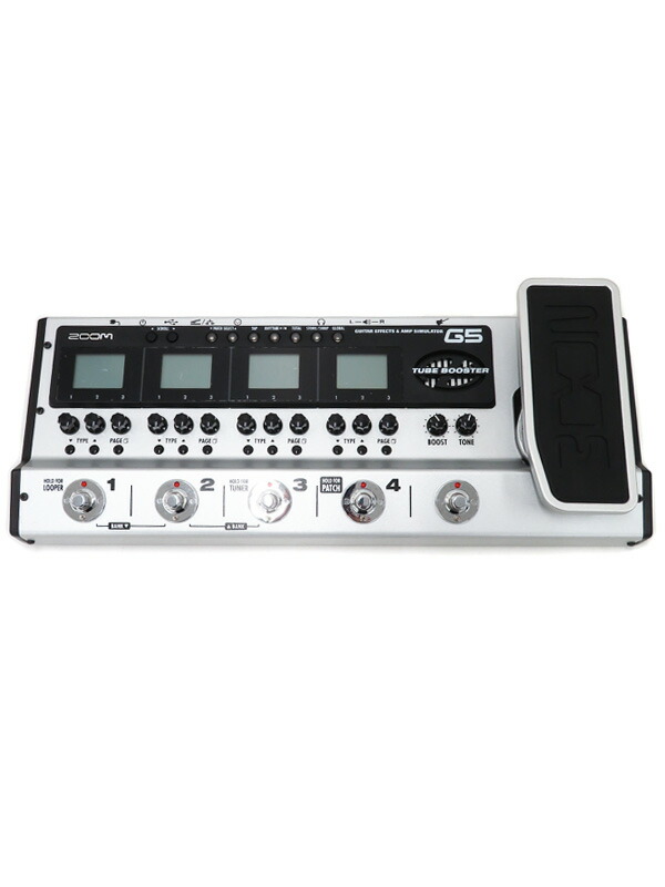 ZOOM】ズーム『マルチエフェクター』G5 Ver1.10 1週間保証【中古