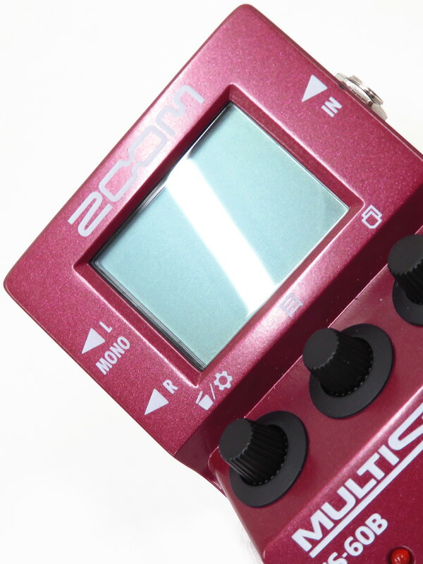 ZOOM】ズーム『ベース用マルチエフェクター』MS-60B Ver2.0 1週間保証