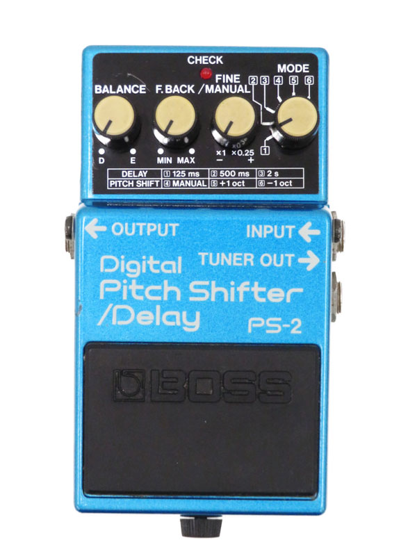 BOSS】【日本製】ボス『ピッチシフター/ディレイ』PS-2 コンパクト