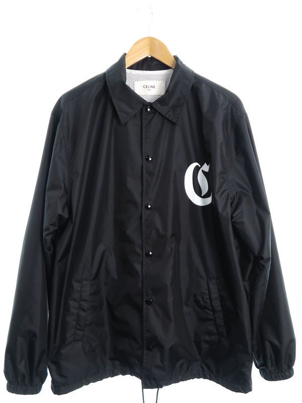 CELINE】セリーヌ『イニシャルプリント ルーズジャケット ロゴ コーチ