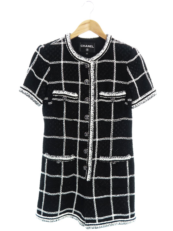 CHANEL】シャネル『ツイード オールインワン size34』20ss
