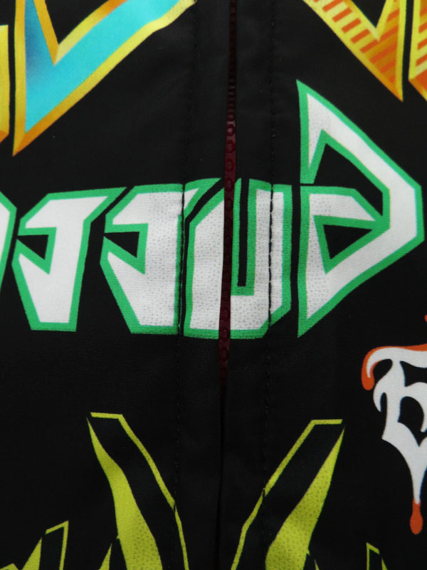 GUCCI】グッチ『メタル ロゴ 総柄ナイロンジップアップパーカー size52