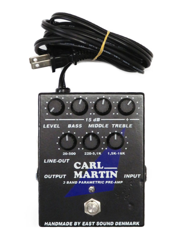 CARL MARTIN】カールマーチン『プリアンプ/イコライザー』3BAND