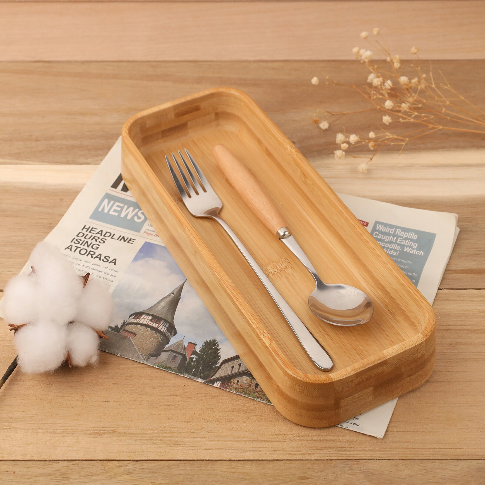 楽天市場】良木工房YOSHIK 竹製 カトラリーケース 小物収納 収納ケース