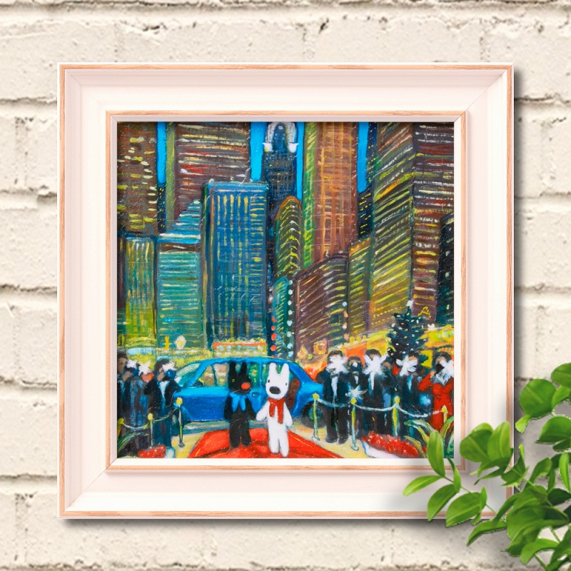 楽天市場】アートパネル ニューヨーク リサとガスパール 絵 19