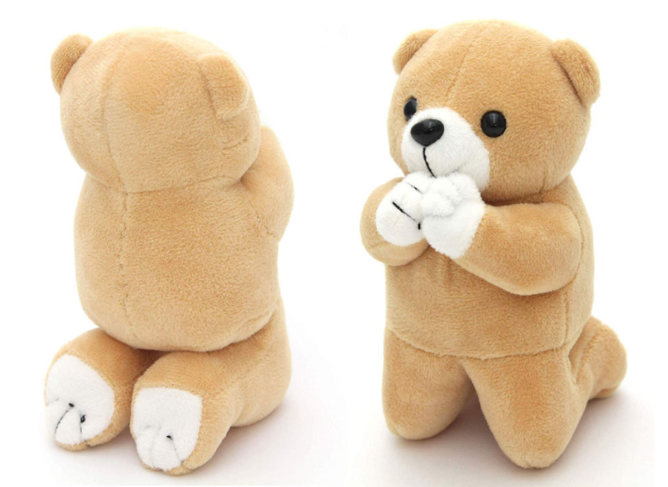 楽天市場】【おねがいクマさん 小】(ピンク/茶/白) お祈り お見舞い