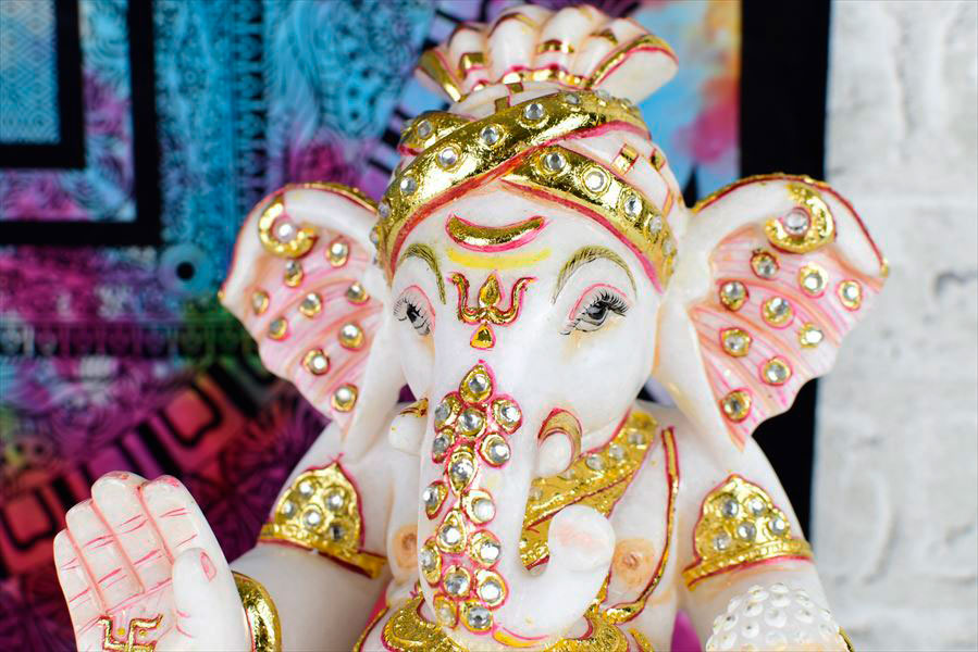 楽天市場】ガネーシャ 置物 ◇豪華絢爛・特級品◇最高級エクストラ