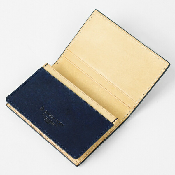 コーアイ KOI 名刺入れ 藍染レザー メンズ レディース 藍染型押 カード