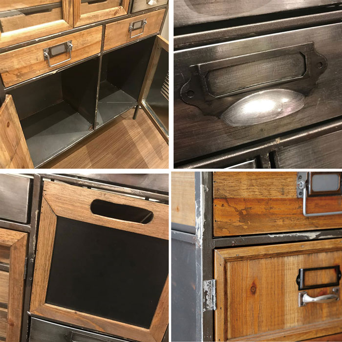 楽天市場】キャビネット ヴィンテージ風 おしゃれ 海外インテリア