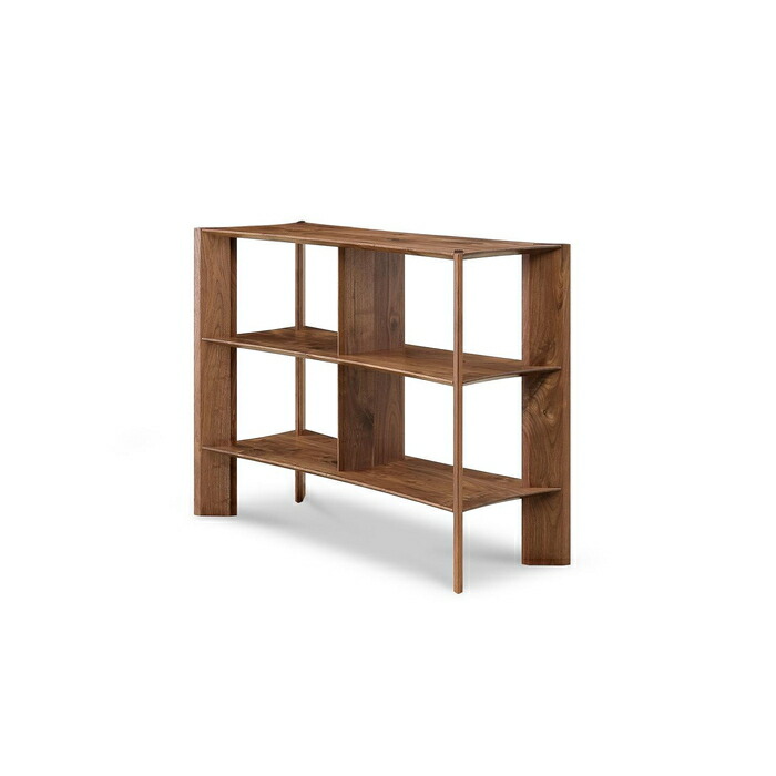 楽天市場】オープン シェルフ 書棚 収納棚 幅122cm 2段 多目的 天然