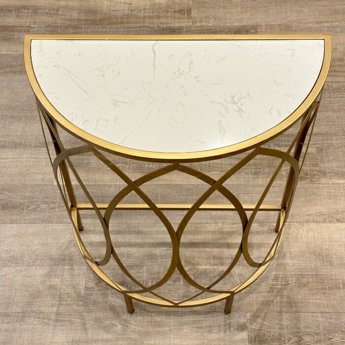 楽天市場】コンソールテーブル コンソール ゴールド 金色 アイアン