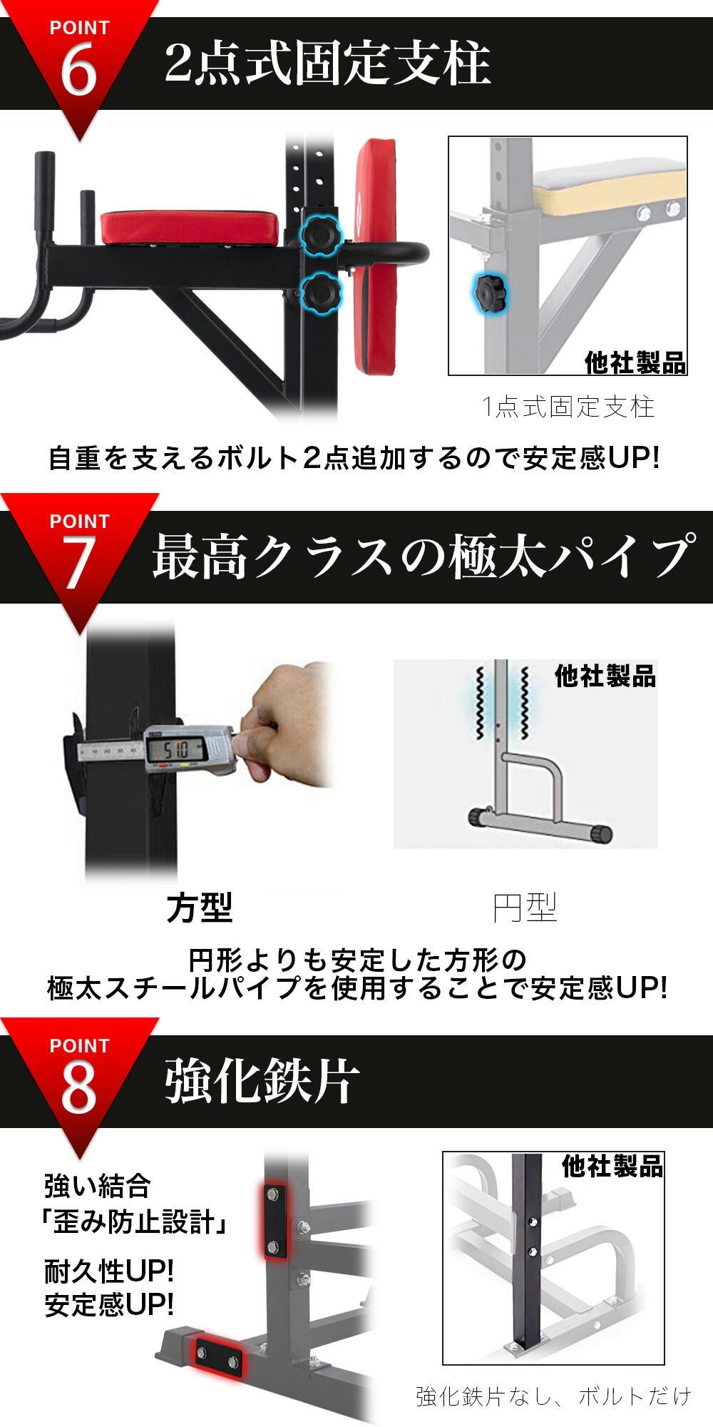楽天市場】懸垂 懸垂マシン 懸垂器具【220CM調節/耐荷重150kg