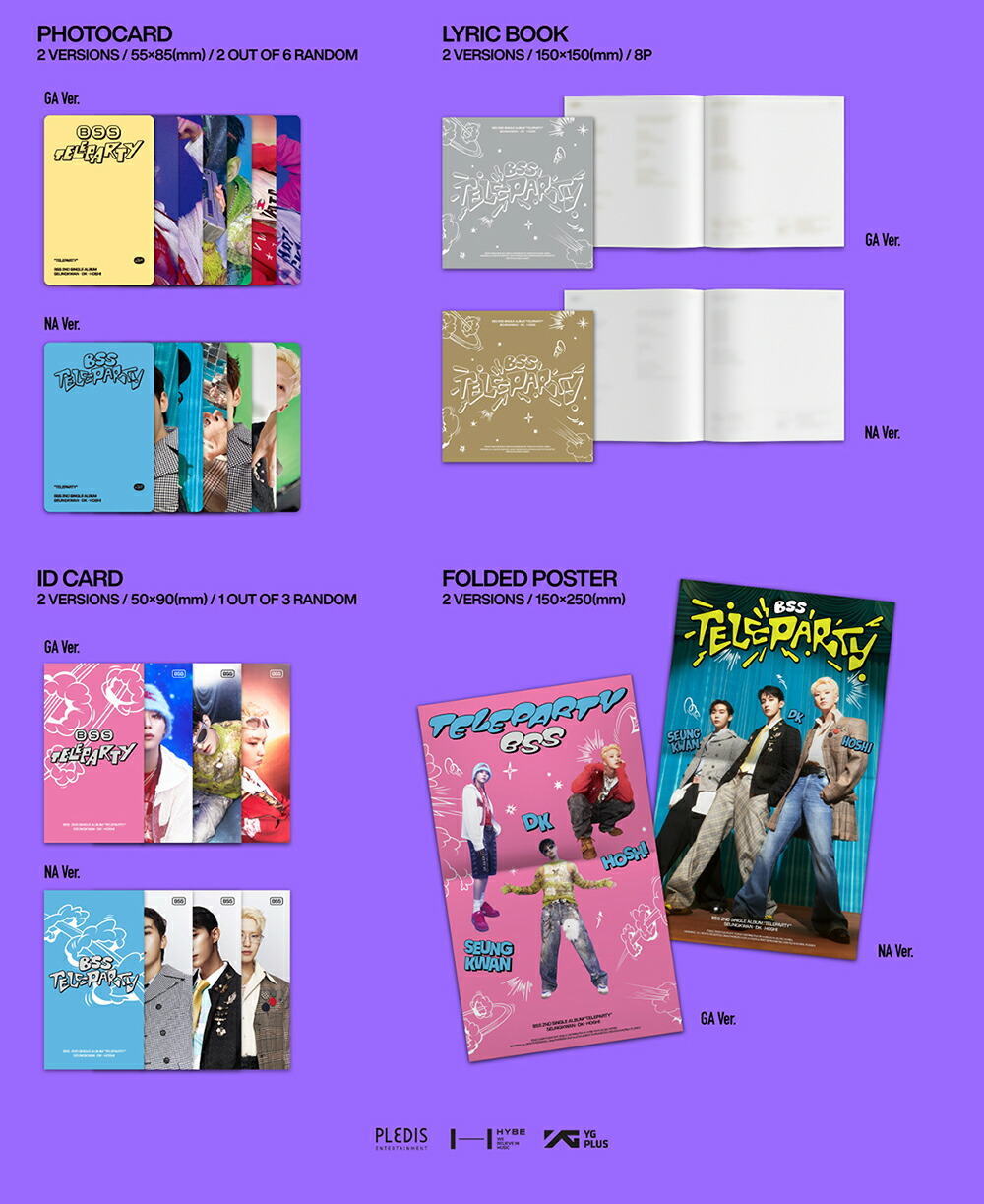 BSS (SEVENTEEN) - TELEPARTY / 2ND SINGLE ALBUM スングァン ドギョム