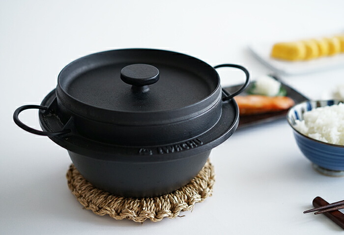 楽天市場】【選べる特典付】岩鋳 鋳鉄 ごはん鍋 2合炊 3合炊 IH対応