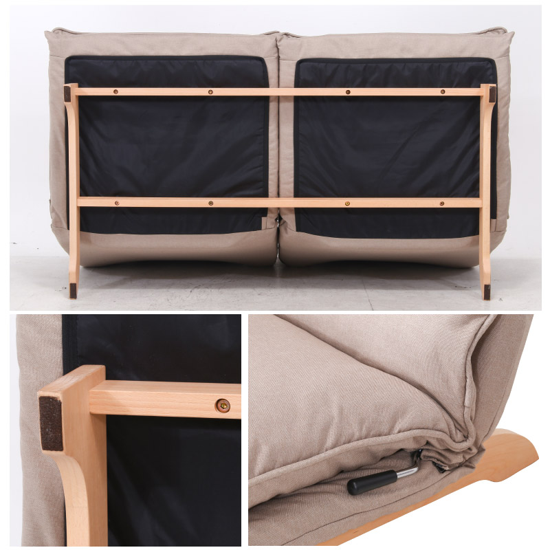 ユアサプライムス.com｜19208 ダブルクッション座椅子 2P フィット2 BE