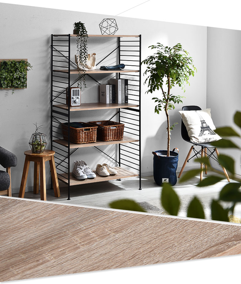 ユニットシェルフWiLL 5段シェルフ 幅82cm 【00-298】｜激安