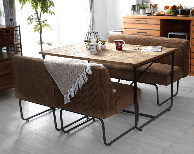 カレイド ダイニングテーブル 4点セット｜ユニットシェルフ 家具