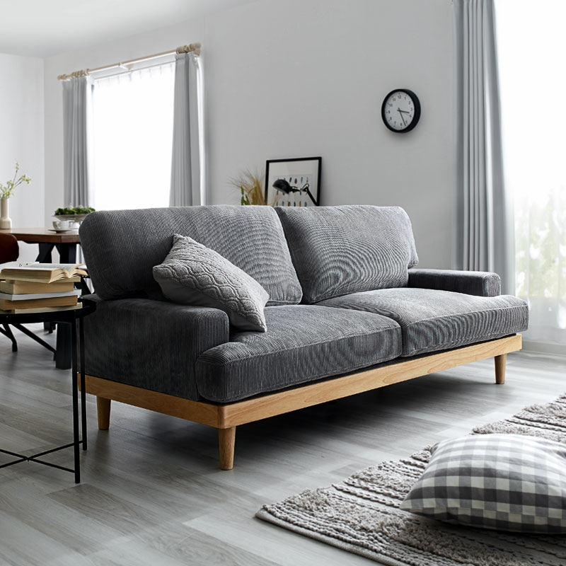 コーデュロイ 3人掛け 3Pソファ キネマ｜ユニットシェルフ 家具