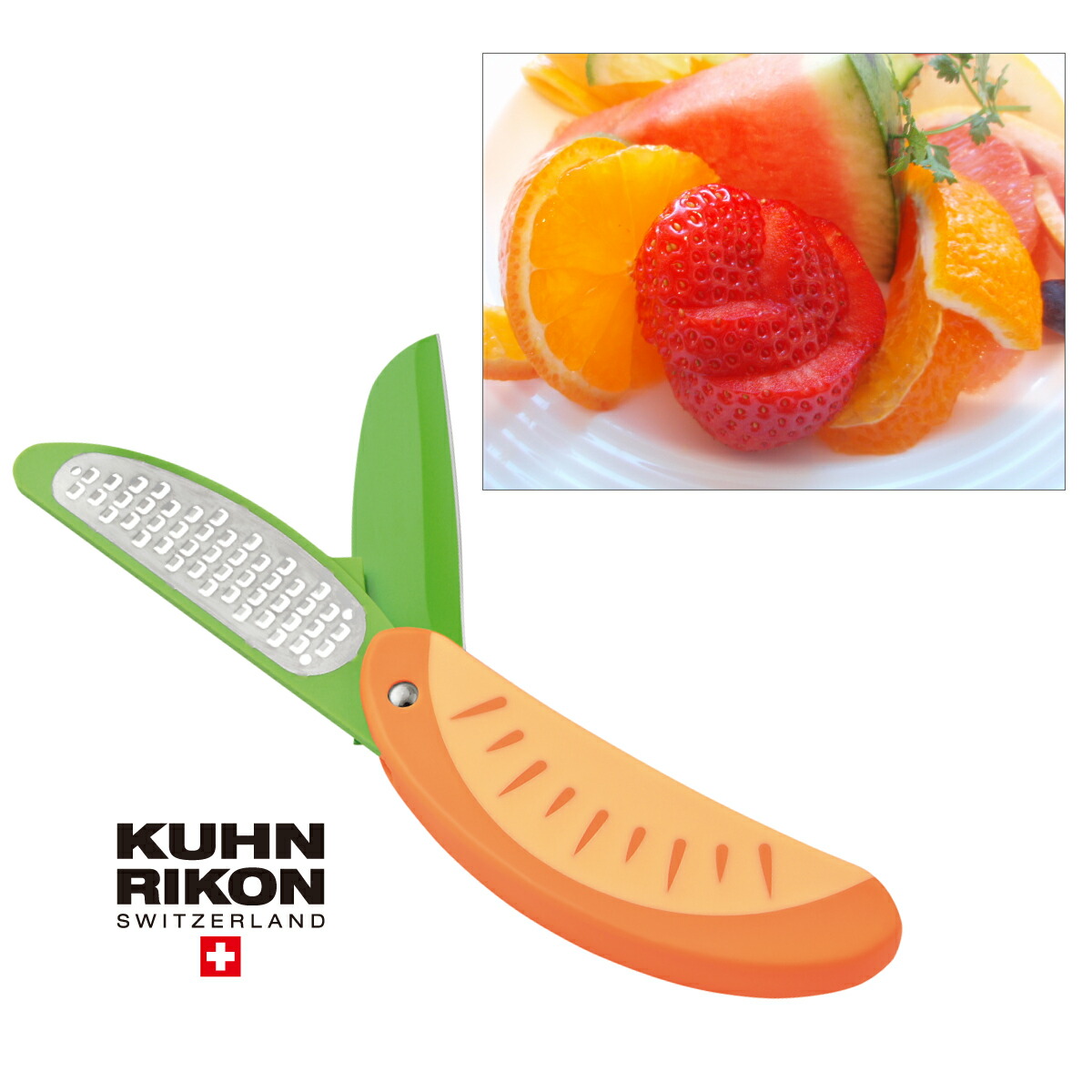 楽天市場】Kuhn Rikon クーン リコン Citrus Knife Orange シトラス