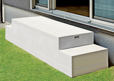 楽天市場】【送料無料】城東テクノ ハウスステップ RタイプCUB-R60