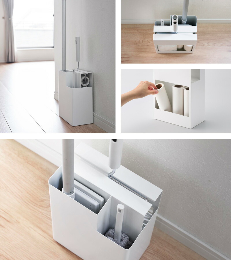 楽天市場】レビュー特典！ 《 山崎実業 掃除用品収納スタンド プレート