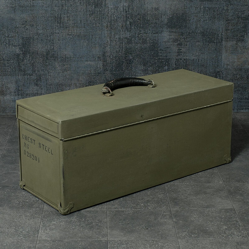 楽天市場】米軍 WW2 M6 スチール ツールボックス オリーブ デッド
