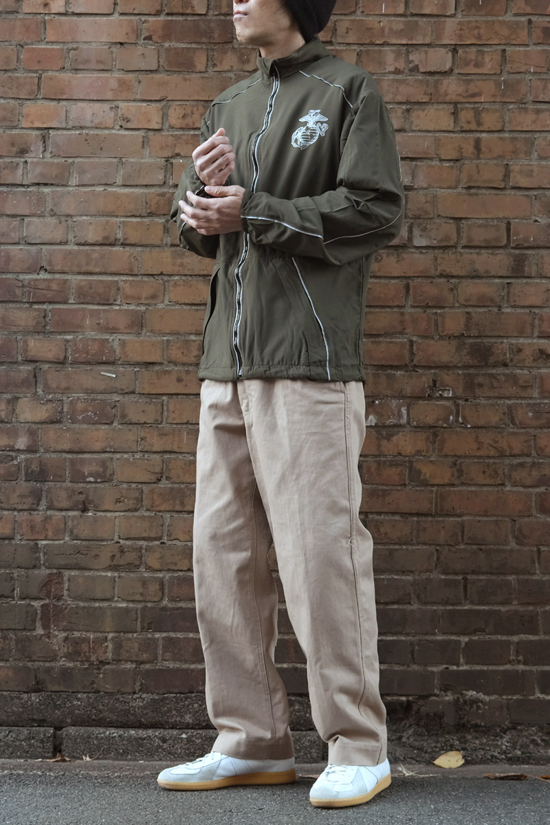 楽天市場】米軍 USMC トレーニングジャケット ナイロン オリーブ