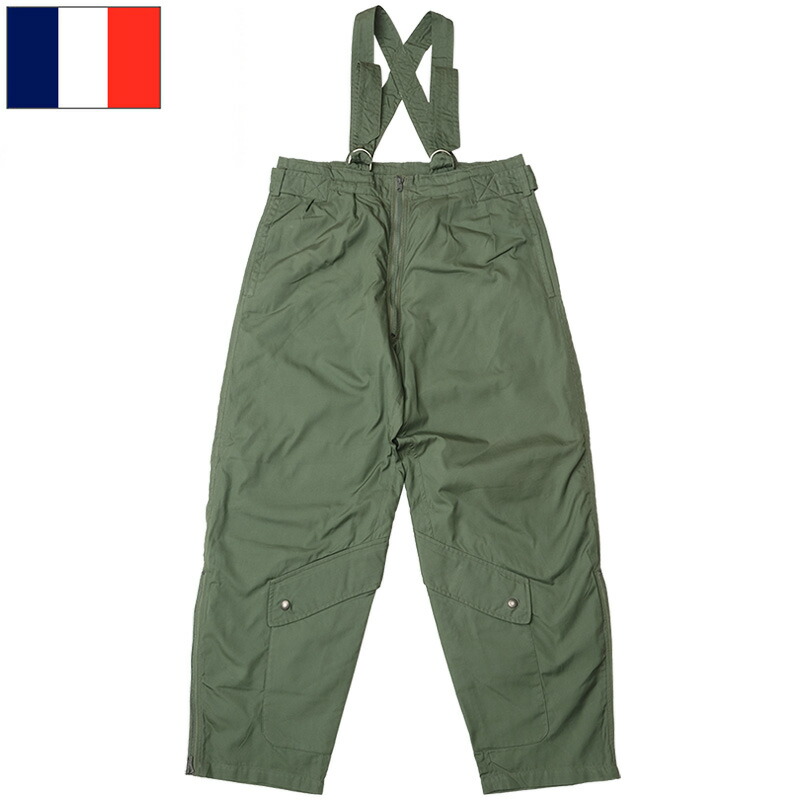 楽天市場】フランス軍 フライト サスペンダーパンツ オリーブ デッド