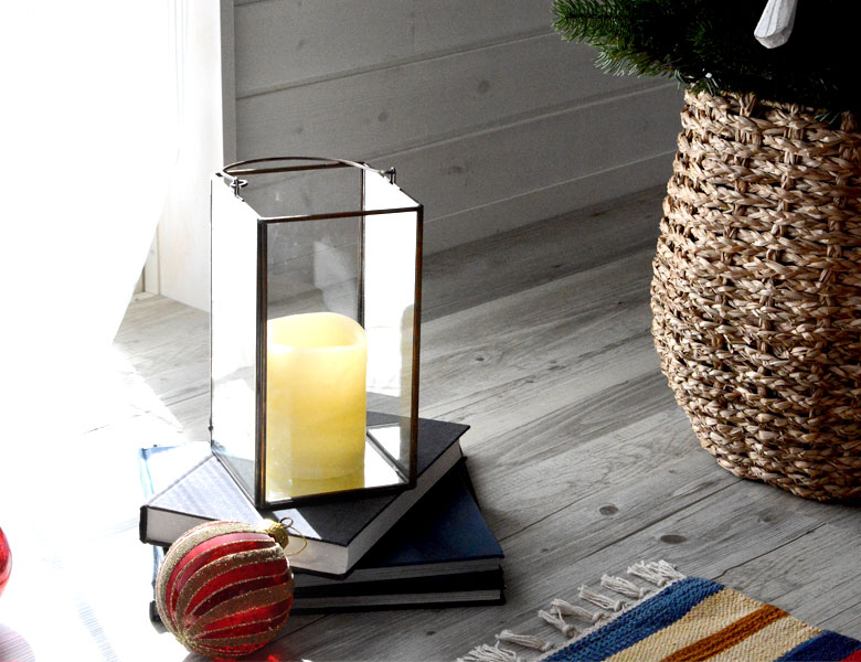 楽天市場】ガラスと真鍮でできたキャンドルランタン アンティーク