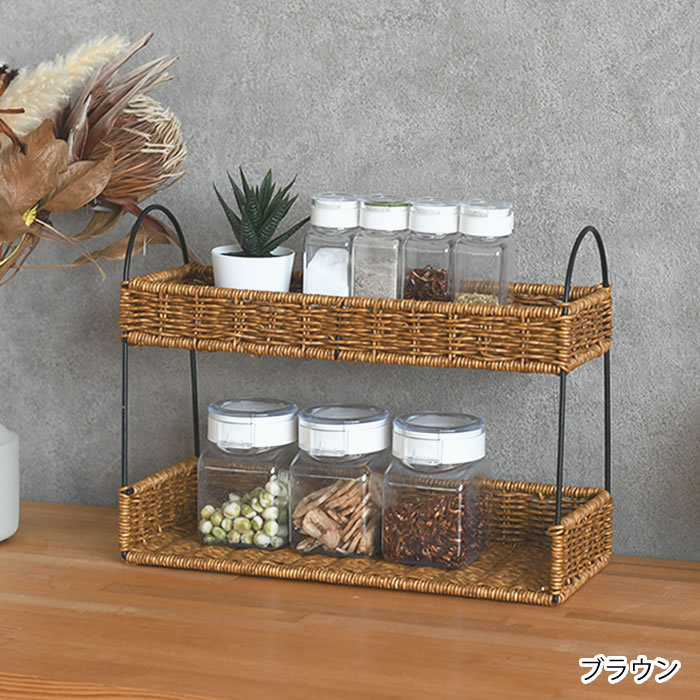 楽天市場】＼楽天1位／ 調味料ラック カゴ クレエ creer ユティル