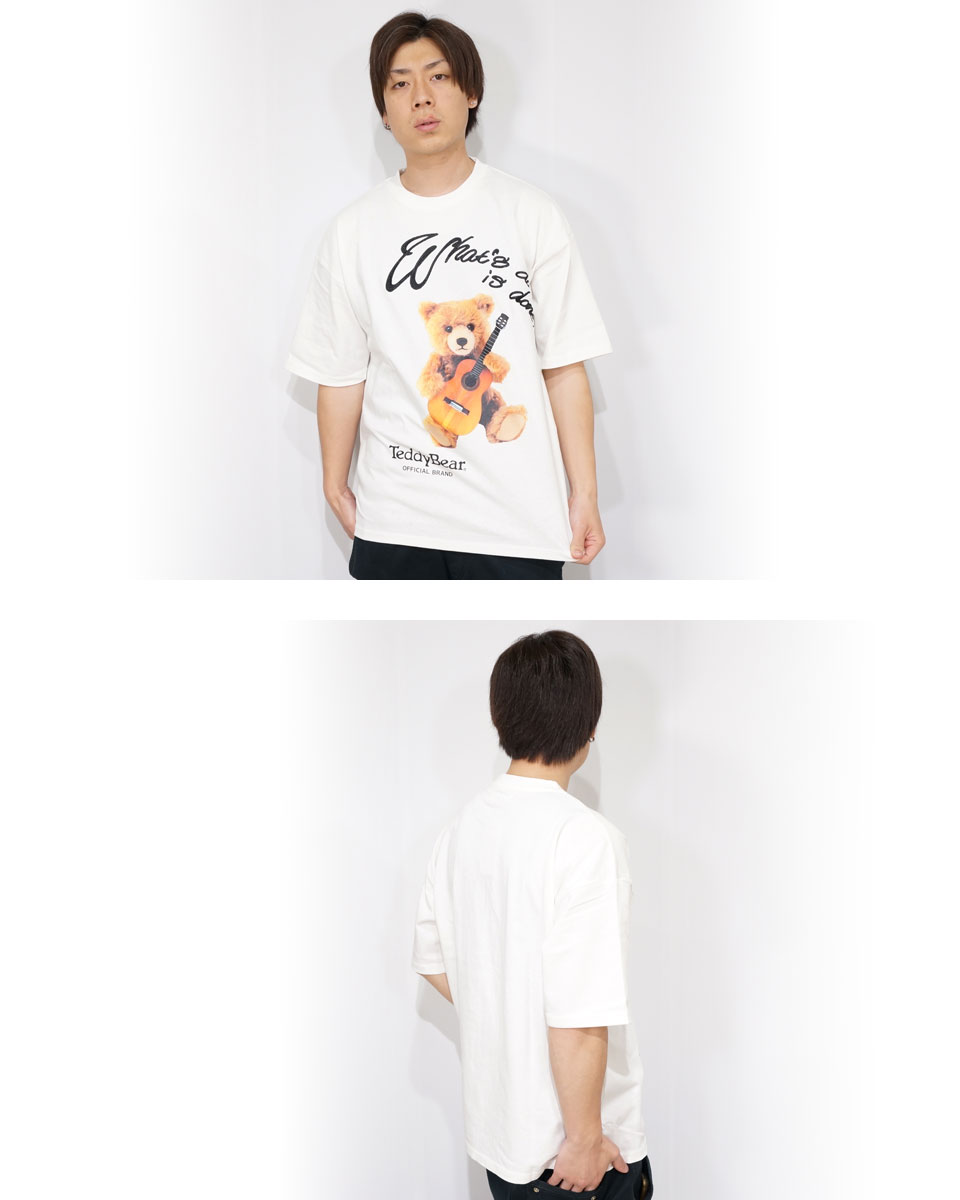 楽天市場】アウトレット!!テディベア ギターリストテディープリント
