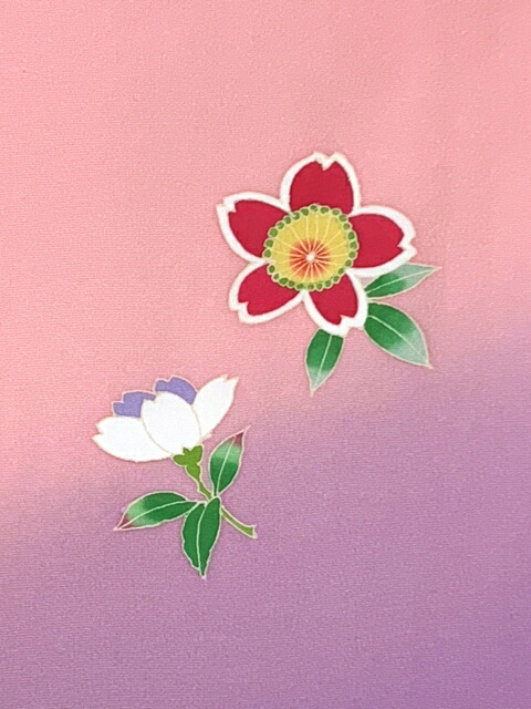 楽天市場】七五三 7歳 女の子用 日本製 正絹 加賀友禅調 ぼかし染め