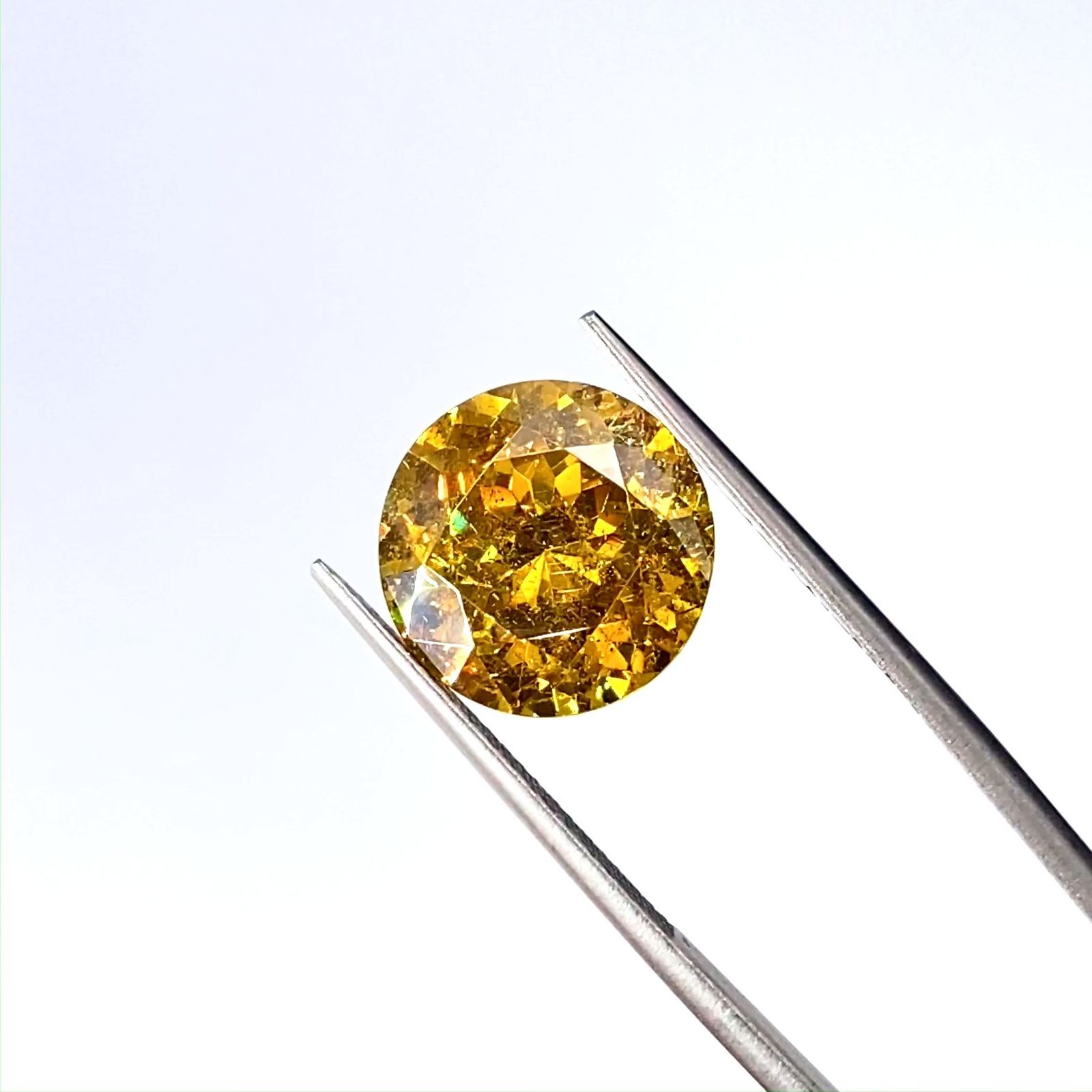 イエロースファレライト(宝石名イエロー・スファレライト)スペイン