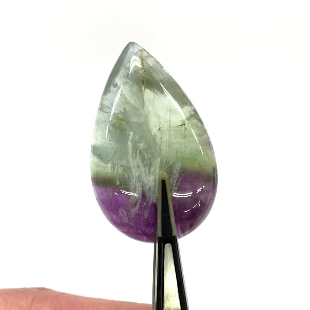 エンジェルフェザーフローライト(宝石名バライト イン フルオライト