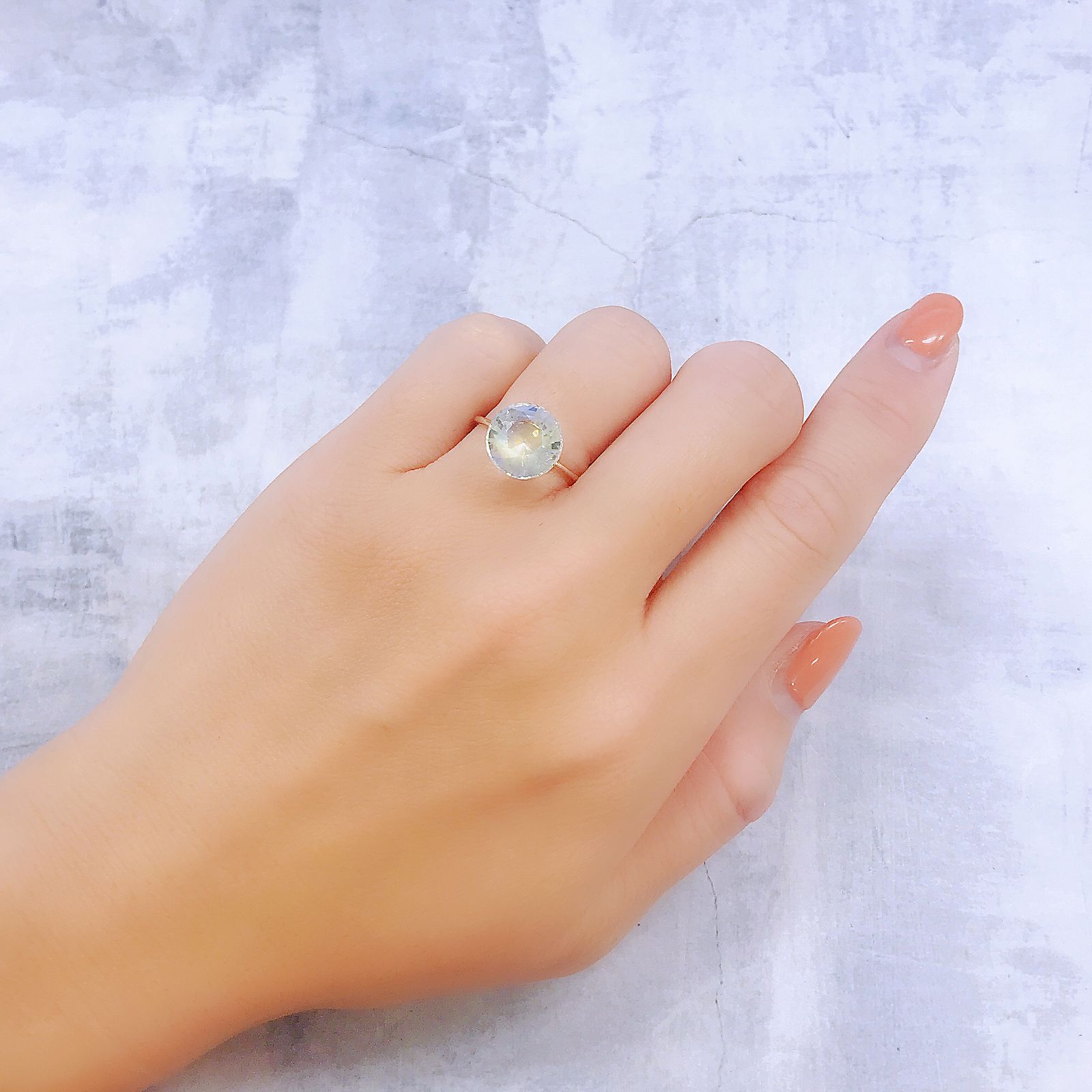 レインボームーンストーン(宝石名ラブラドライト)マダガスカル産 識別