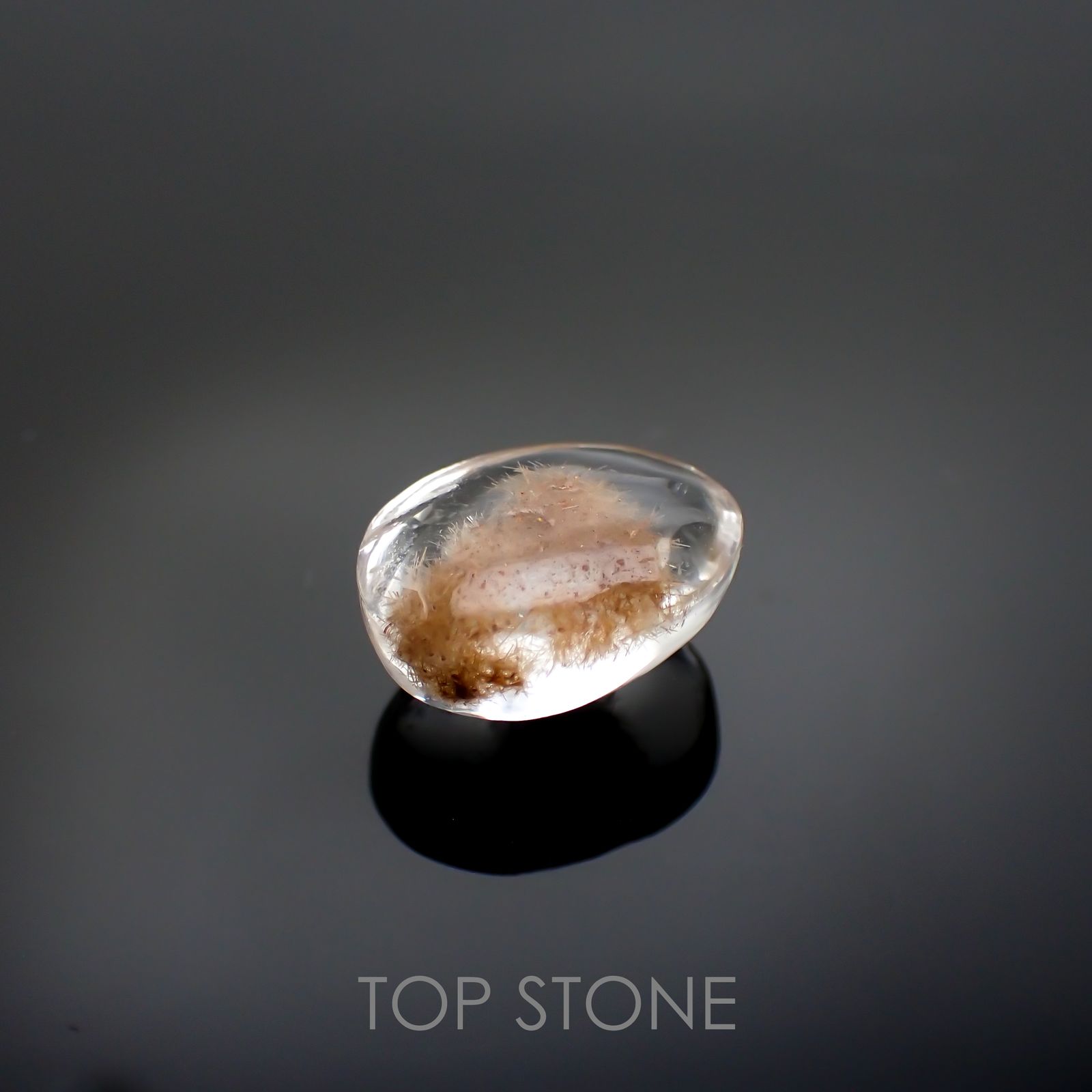 ピンクデュモルチェライトインクォーツ(宝石名デュモルチェライトイン