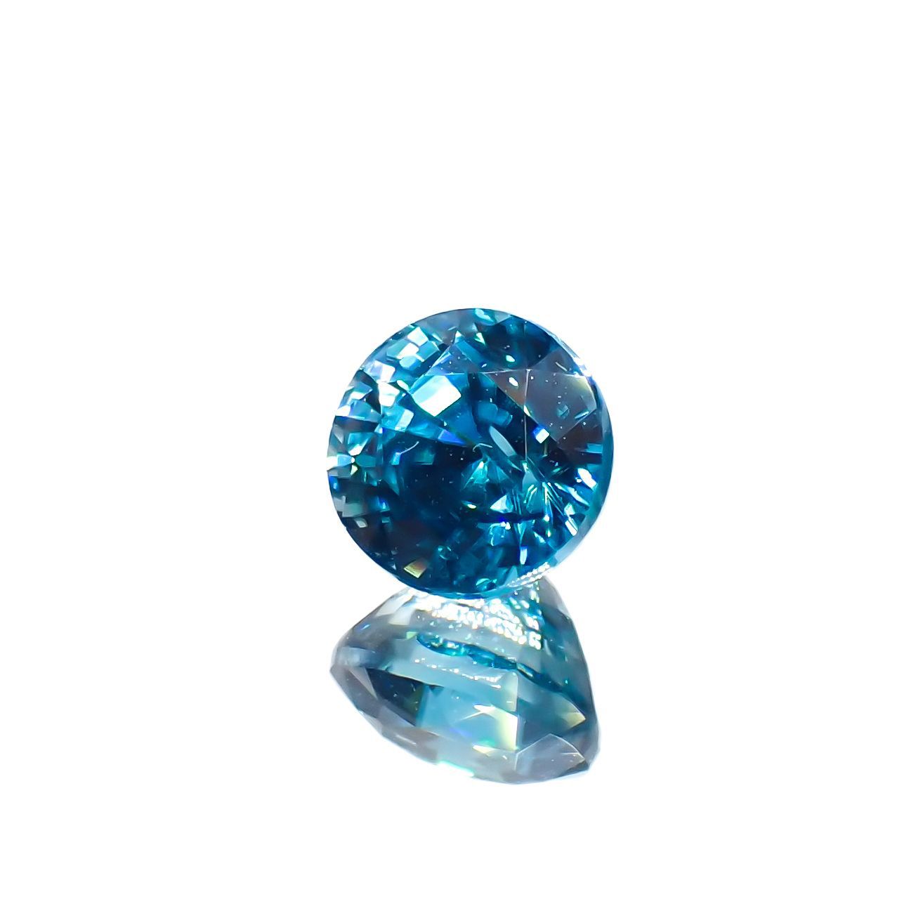 ラタナキリブルージルコン カンボジア産 1.59ct[220917931]5.8x5.7mm